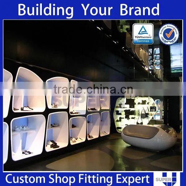 2016 New Design Wooden Step Display Shoes Furnitures for Stores photo-6