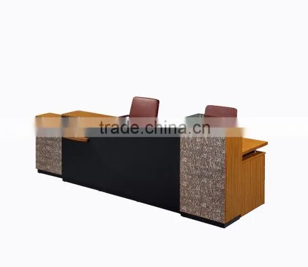 Receptionist Reception Counter Reception Desk,MDF SALON FURNITURE,Wood Glass Reception ... photo-6