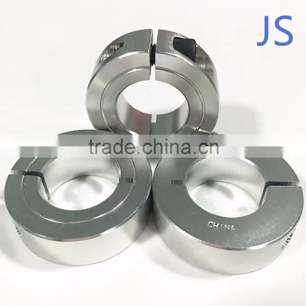 Single Split Shaft Locking Collars,one-Piece Clamp-On Shaft Collars Aluminum