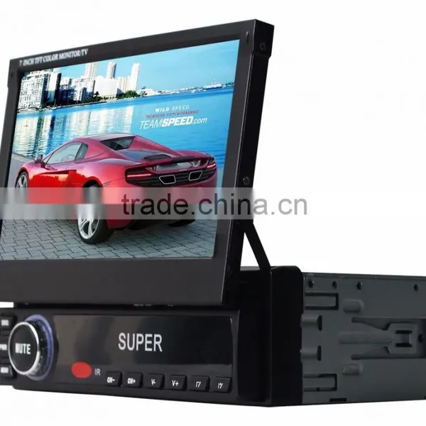 7 Inch Car Dvd Vcd cd Mp3 Mp4 Player 1 Din 7 Inch Car Dvd Player photo-2
