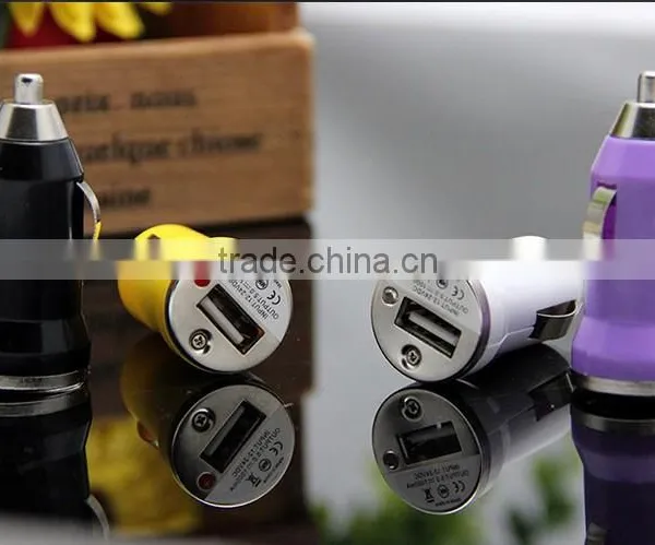 Hot Sale!Cheapest Promotional Traveling Colorful Bullet Mini Car Charger photo-6