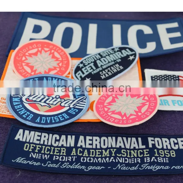 Factory Price Merrow Border Woven Badges With Backing photo-6