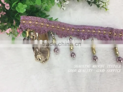 2015 New Design 100% Polester Curtain Lace, Shining Crystal, Accessories photo-5