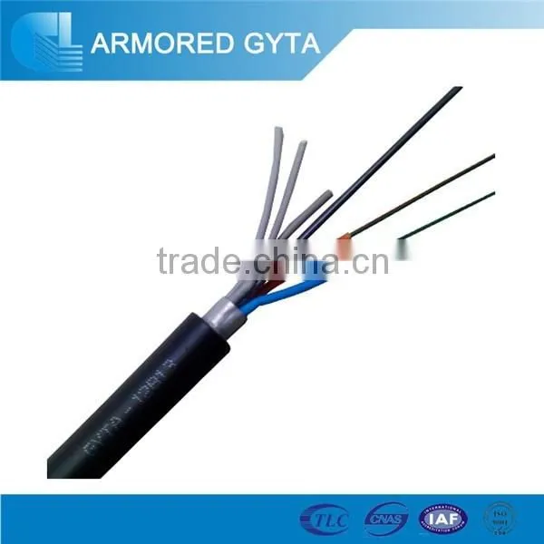 Outdoor Anti-rodent Metallic Strength Member Stranded Optical Fiber Cable GYTA photo-6