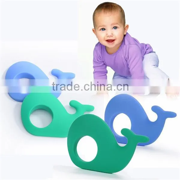 New Style FDA Standard BPA Free Baby Safe Silicone Teething Ring Teething Signs