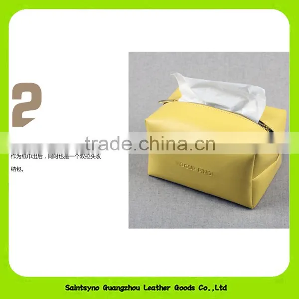 15002 Top Grade Portable Handmade Tissue Holder for Car photo-5