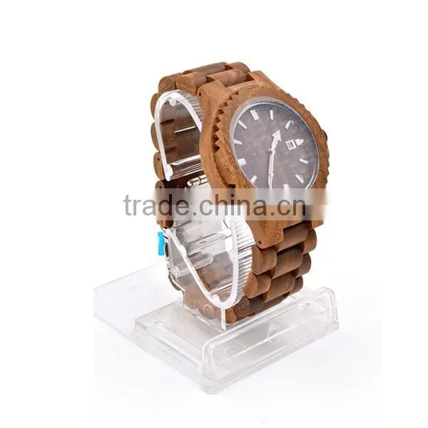 2016 High Quality Fashion Wood Watch Men Wrist Watch Trade Assurance photo-4
