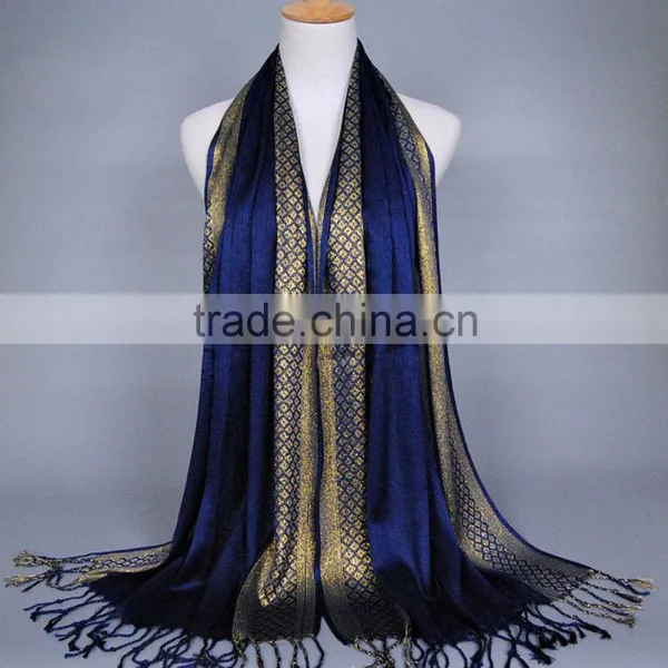 Ladies Women Fashion Shade Pashmina Scarf Stole Shawl Wrap Scarves Soft Cotton photo-2