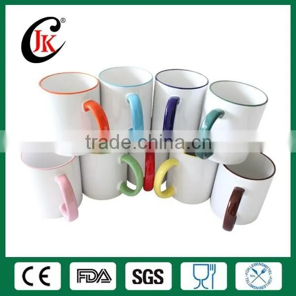 Wholesale 11oz White Ceramic Sublimation Cup Blank Sublimation Mug for Sublimation Transfer Machine photo-3