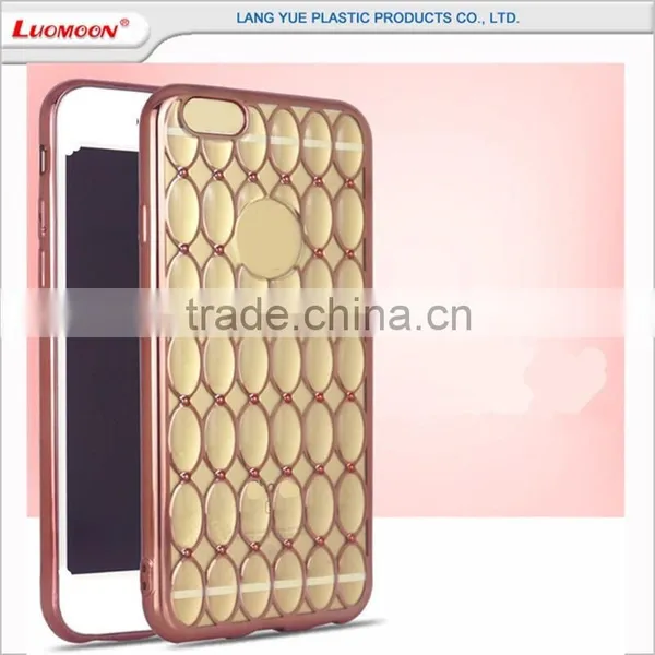 Plating Soft TPU Back Cover Bumper Case With Pearl for Huawei Honor Ascend Lite Mate8 P 9 Gr3 y 6 5 Max Plus 7 photo-5
