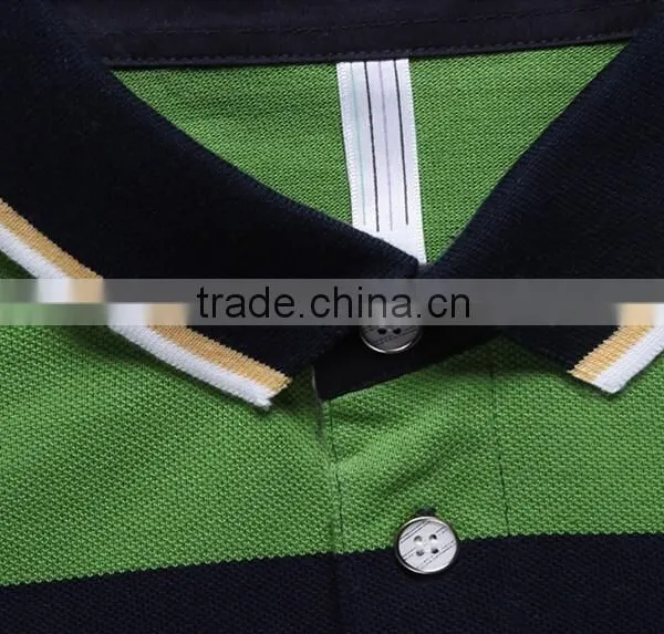 China Super Quality Fashion Striped Polo Men With Low Price photo-6