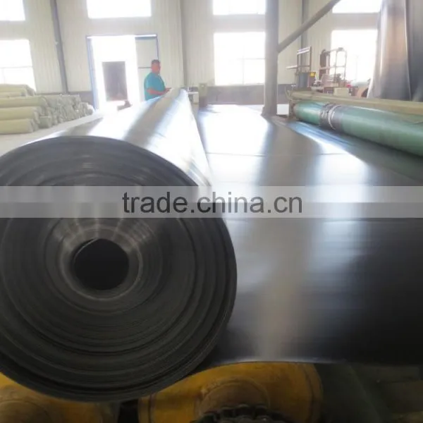 HDPE Geomembrane,waterproof Black HDPE Sheet for Pond Liner photo-5