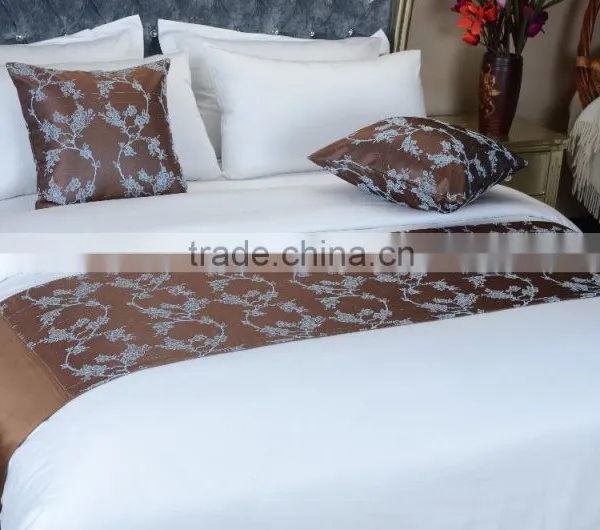New design purple bed runner
