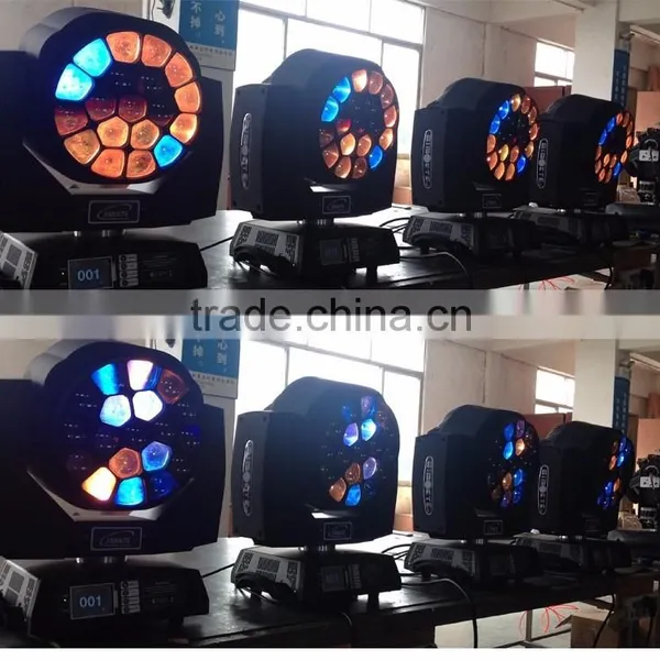 Manufacturer LED 19PCS*15W Star Big Bee Eye Almighty Zoom Moving Head Light photo-5