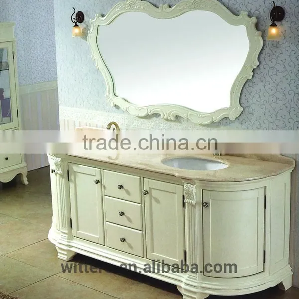 Foshan Bathroom Vanity Furniture White European WTS135 photo-4