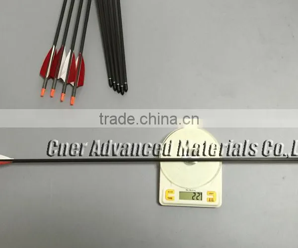 Professional Carbon Fiber Arrow for Shooting, Hunting Carbon Arrow With Plastic Vane, Carbon Fiber Shaft Arrow photo-4