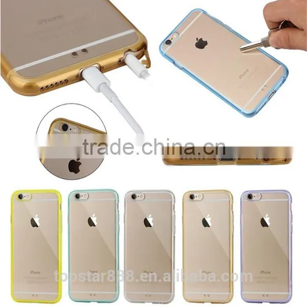 TPU Mobile Phone Cover Transparent 0.3mm Mobile Phone Cover Case for IPhone 6/6s Plus With TPU Material photo-2