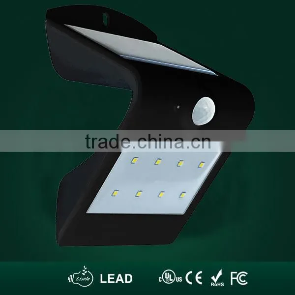2016 New Model Sensor Solar Led Wall Light From Shenzhen Factory With Patent NO.201520905529.8 photo-3