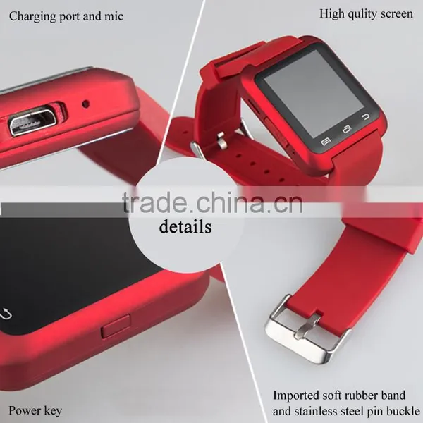 Hot U80/A1/U8/DZ09/GT08 Bluetooth Smart Watch Sport for Android Phone Smartwatch photo-5