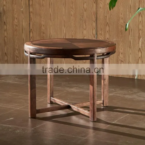 Modern Small Wooden Dining Table Set photo-3