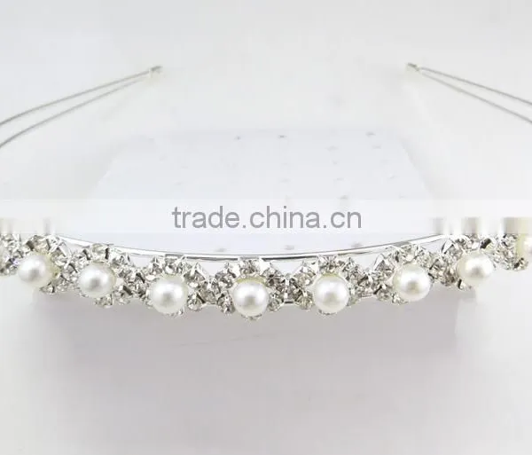 Diamond Latest Design Bridal Custom Pearl Headband