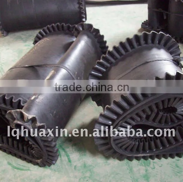 Coal Feeder Rubber Belt Corrugated Sidewall Rubber Belt