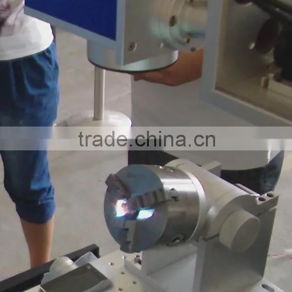 China Suplier Automatic YAG Laser Marking Machine for Rings With Rotary photo-3