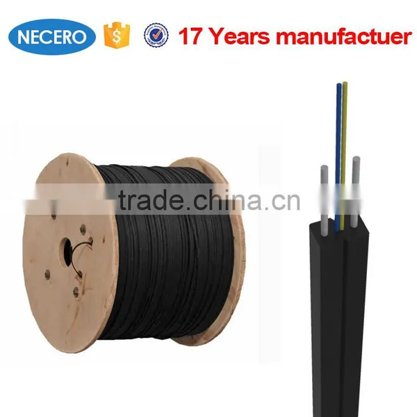 4 Core G657A LSZH FTTH Flat Drop Fiber Optic Cable photo-3