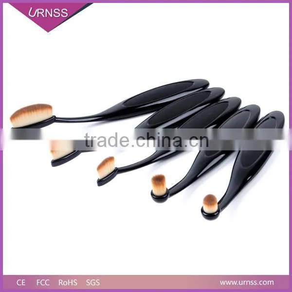 10pcs Oval Toothbrush Shaped Makeup Brushes Set photo-4