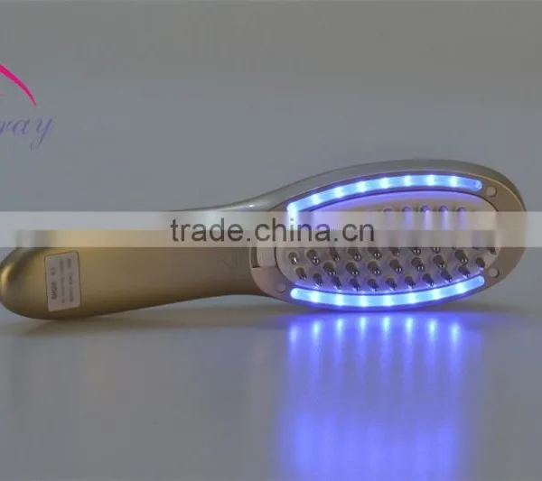 2016 New Model Christmas Gift Electric Vibrating Health and Care Head Massage Hair Growth Comb photo-2