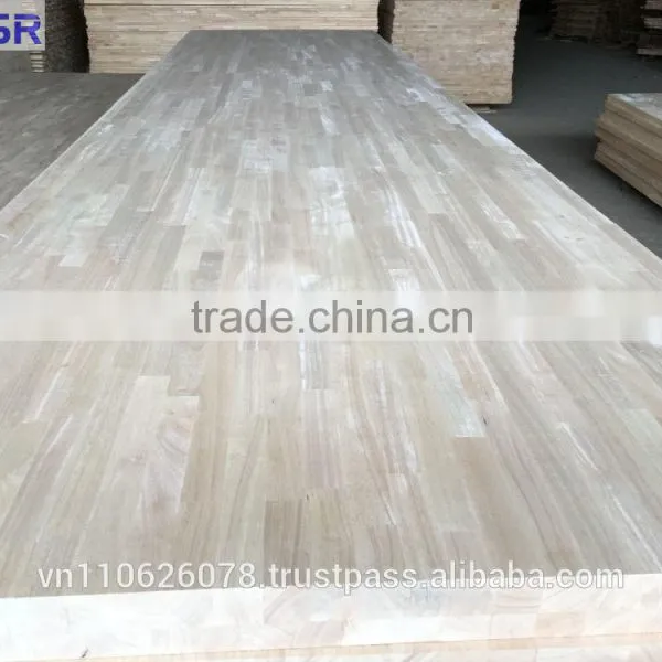 Rubber Wood Finger Joint Board for Europe Market/rubber Wood Panel photo-5