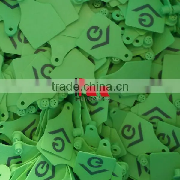 Green Separated Cattle Ear Tag Female Tag 78*56 mm Male Tag 30*30 mm photo-5