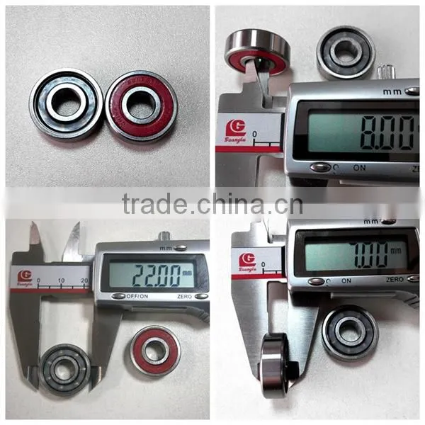608RS Built in Spacer Longboard Bearings photo-2
