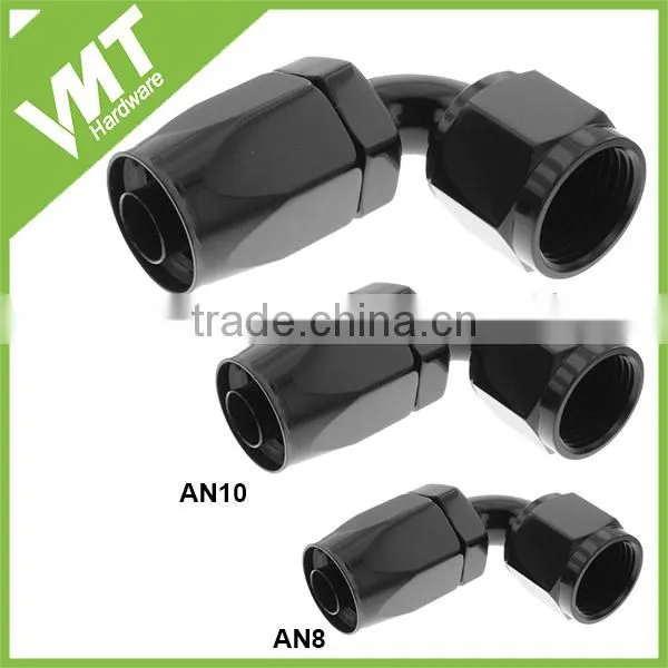 Universal Fuel Adaptor Fitting 90 Degree AN8 Aluminum Hose End photo-2