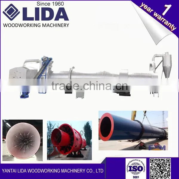 Less Than Diameter 3mm Wood Sawdust Corn Stalks Wood Chip Peanut Shell Rotary Dryer LD1.2*12*1 for Sale photo-3