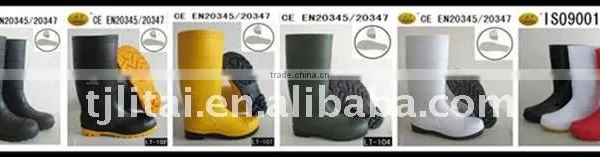 Pvc Light Yellow High Safety Boots photo-5