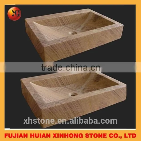 Yellow Round Circular Outdoor Wash Basin Sinks for Decor photo-3