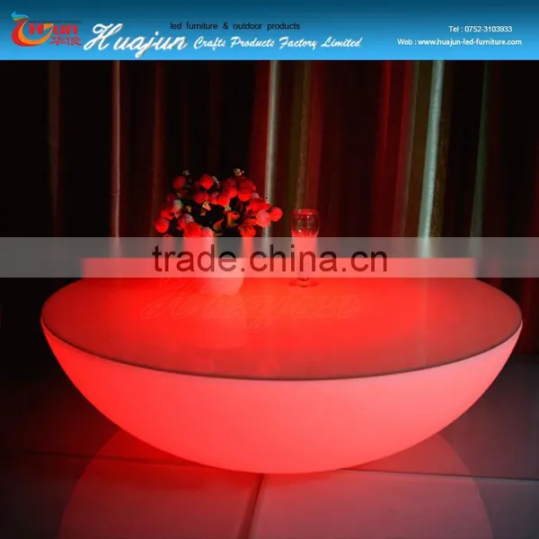 HUAJUN Led Bar Table/ Color Changing Cocktail Table/ Rechargeable Led Table photo-2