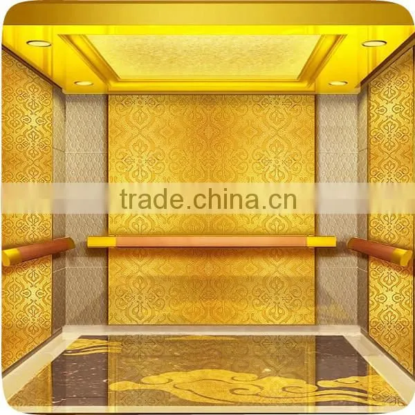Interior Stainless Steel Etching Pattern Elevator Cabin Decoration photo-2