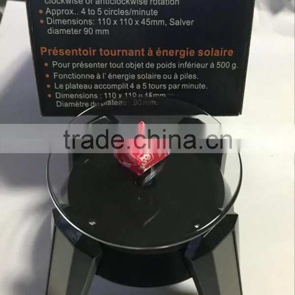 Wholesale High Quality Solar Rotary Display Stand With LED Light photo-4
