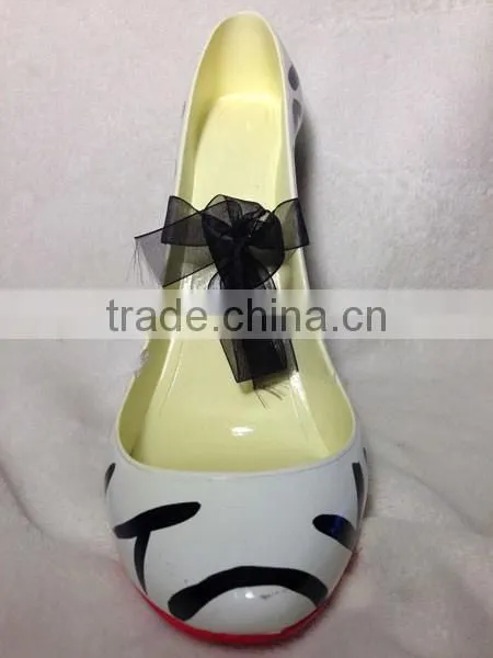 Custom Wild Animal Striped Stiletto High Shoe Wine Bottle Holder photo-2