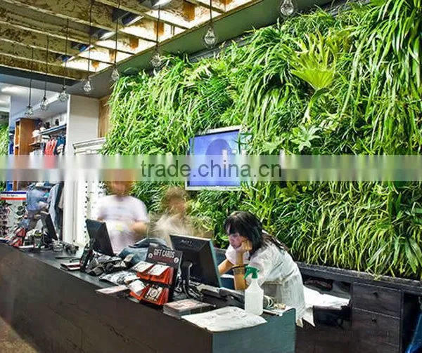 Aritifical Plant Wall for Showing Just a Fake Plant Flower Simulation Wall photo-2