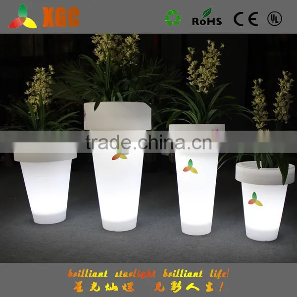 Party Decorative Flower Vase Led Light/LED Lit Flower Pot Home Decoration Plastic Plant Pots photo-5
