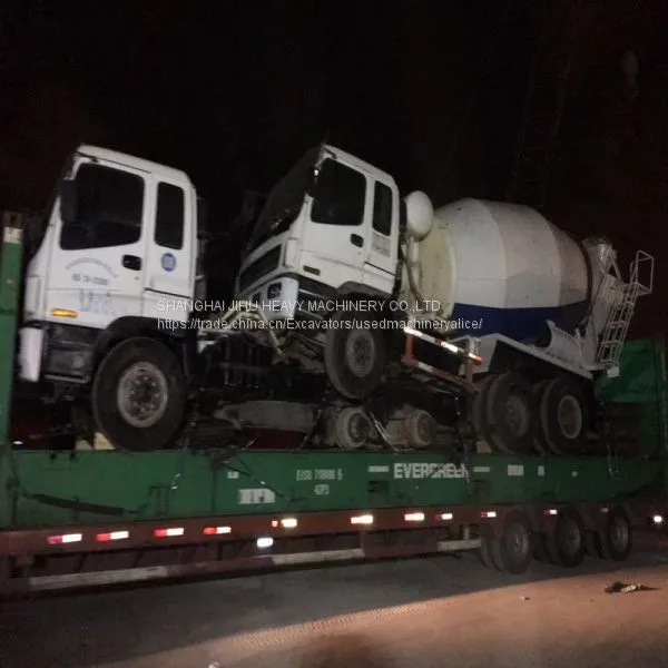 8cbm использованный грузовик-бетоносмеситель Isuzu photo-3