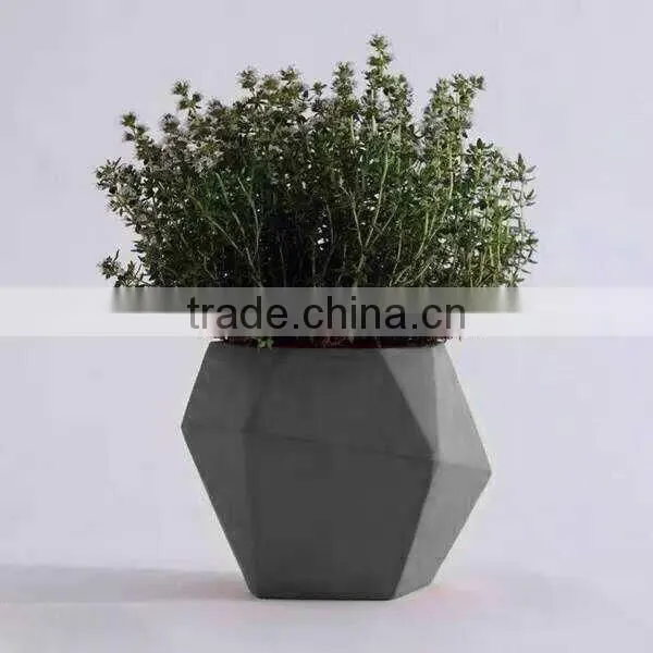 Office Desktop Concrete Flower Pot photo-2