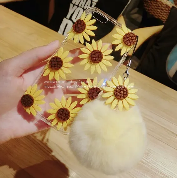 Beautiful Flower Cell Phone Cover Case Silicone Mobile Phone Cases for IPhone7/7Plus/6/6s/6plus/6splus Soft Tpu Shell