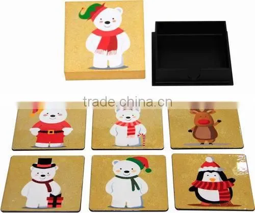 2016 Hot Sale Desktop Products MDF Cup Coaster, Cup Mat, Table Mat photo-4
