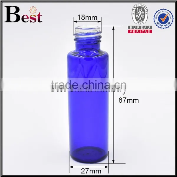 2017 New Products 30ml Perfume Spray Bottle Blue Perfume Spray Bottle Empty Spray Bottle for Perfume With Black Plastic Cap photo-3