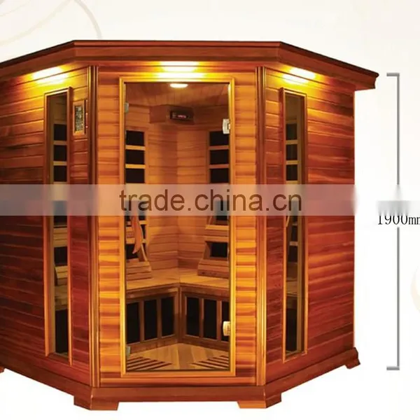 Solid Wood Sauna Equipment Far Infrared Sauna House (SCB-002SL) ,1 to 8person Steam Room photo-3