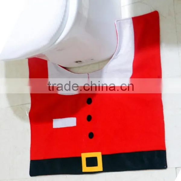 New Best Christmas Santa Toilet Cover Set Lavatory Christmas Decoration photo-4
